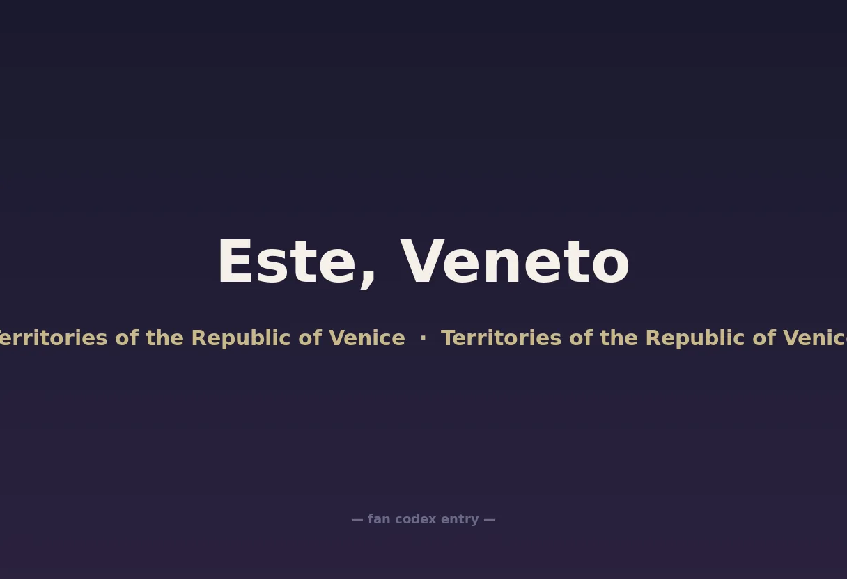Este, Veneto